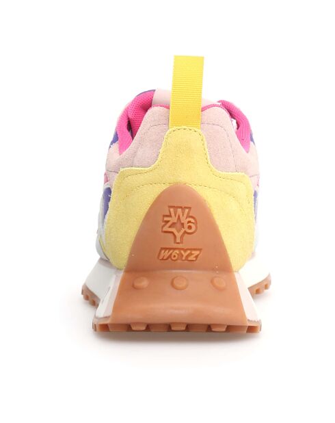 Sneakers en Cuir Loop argentées