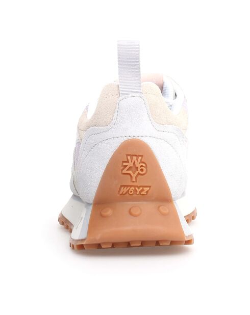 Sneakers en Cuir Loop beiges