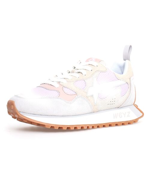 Sneakers en Cuir Loop beiges