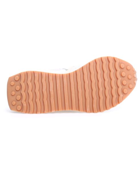 Sneakers en Cuir Loop beiges