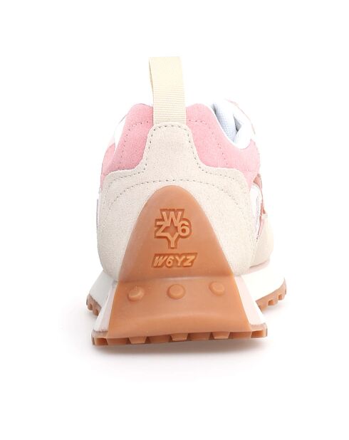 Sneakers en Cuir Loop beiges