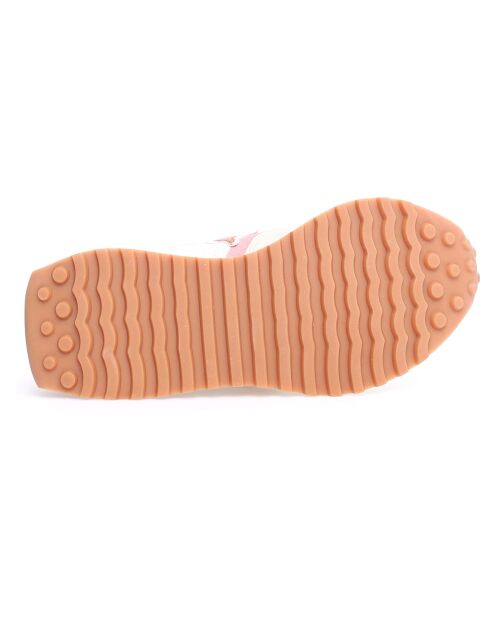 Sneakers en Cuir Loop beiges