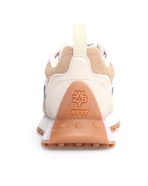 Sneakers en Cuir Loop beiges