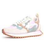 Sneakers en Cuir Loop beiges