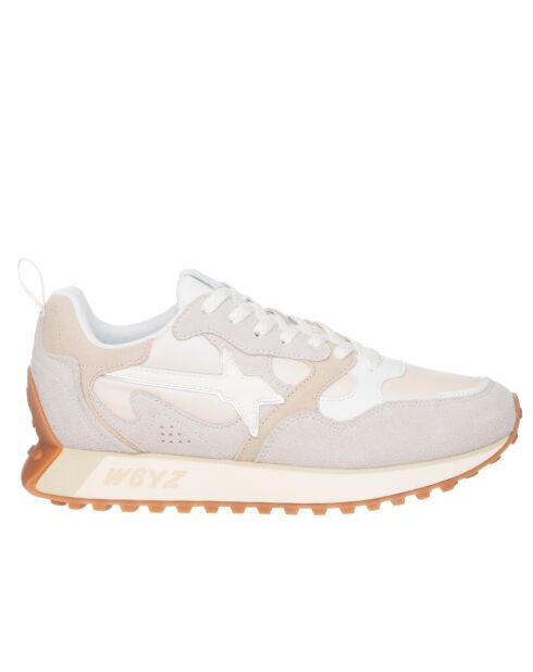 Sneakers en Cuir Loop beiges