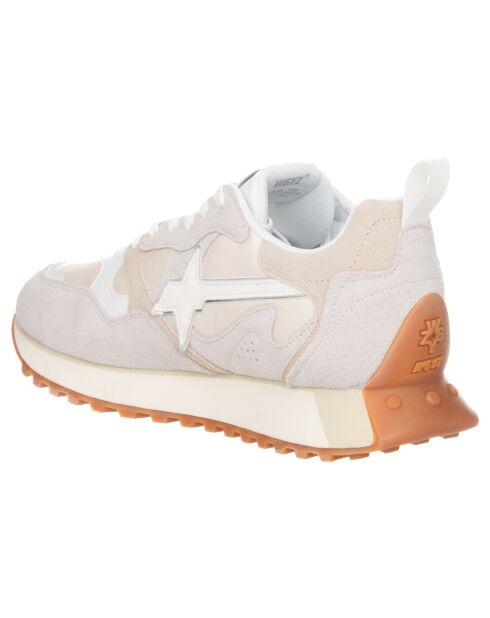 Sneakers en Cuir Loop beiges