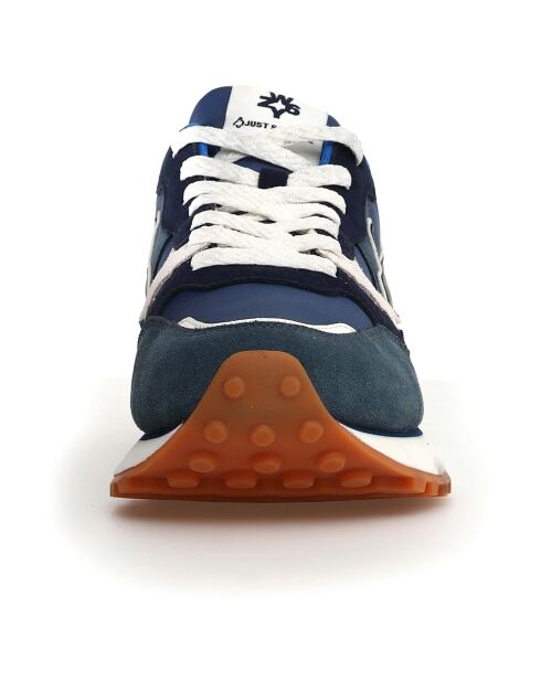 Sneakers en Cuir Loop bleues