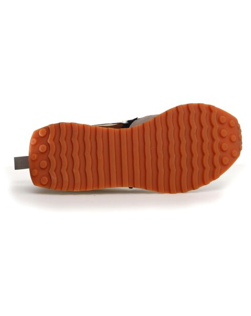 Sneakers en Cuir Loop beiges