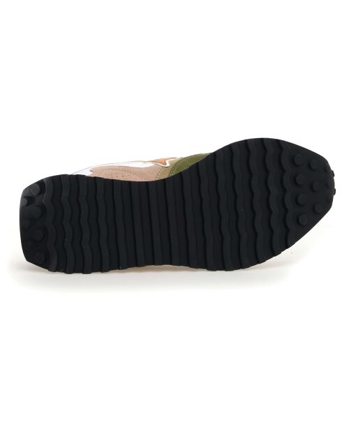 Sneakers en Cuir Loop beiges