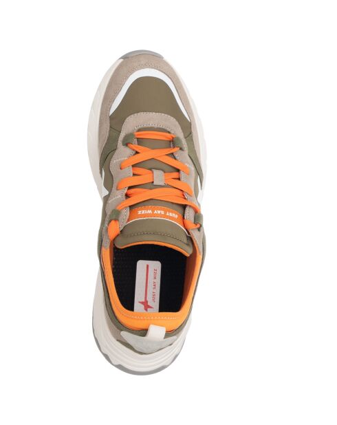 Sneakers en Cuir Next kaki