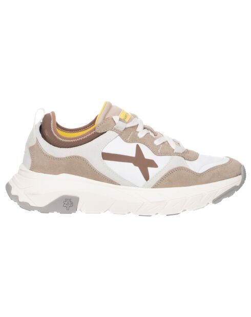 Sneakers en Cuir Next taupe