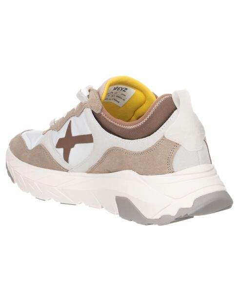 Sneakers en Cuir Next taupe