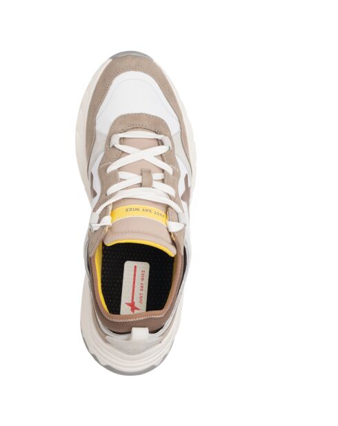 Sneakers en Cuir Next taupe