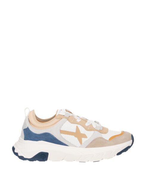 Sneakers en Cuir Next beiges