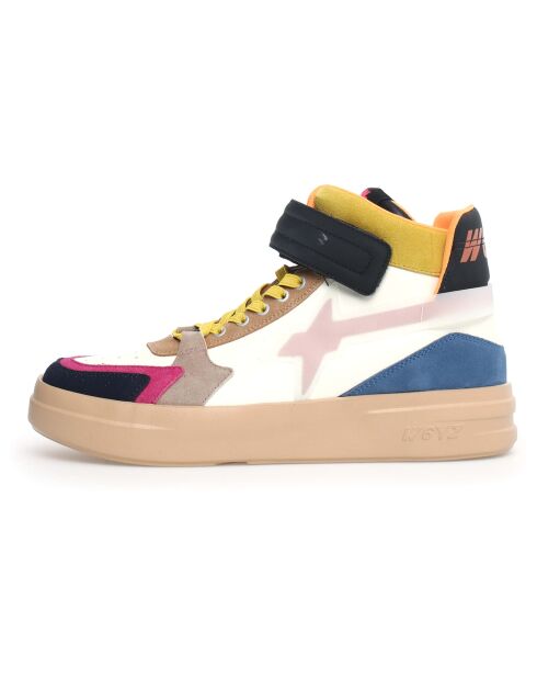 Sneakers en Cuir Q bleues