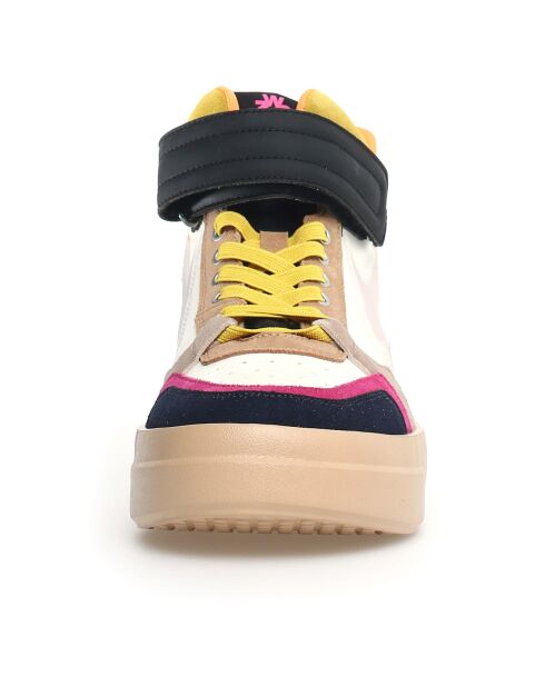 Sneakers en Cuir Q bleues