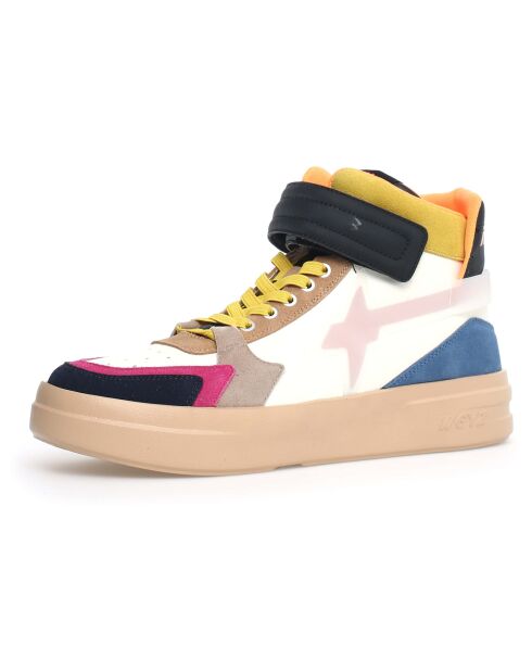 Sneakers en Cuir Q bleues