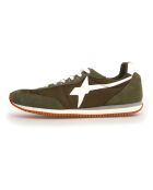 Sneakers en Cuir Samoa kaki