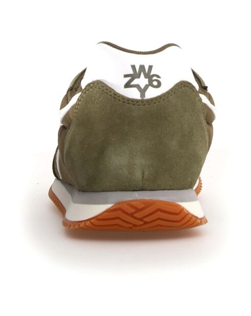 Sneakers en Cuir Samoa kaki