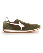 Sneakers en Cuir Samoa kaki