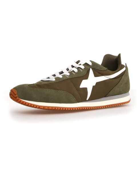 Sneakers en Cuir Samoa kaki