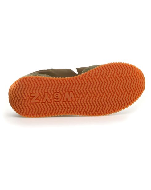 Sneakers en Cuir Samoa kaki