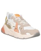 Sneakers en Cuir Sarah beiges