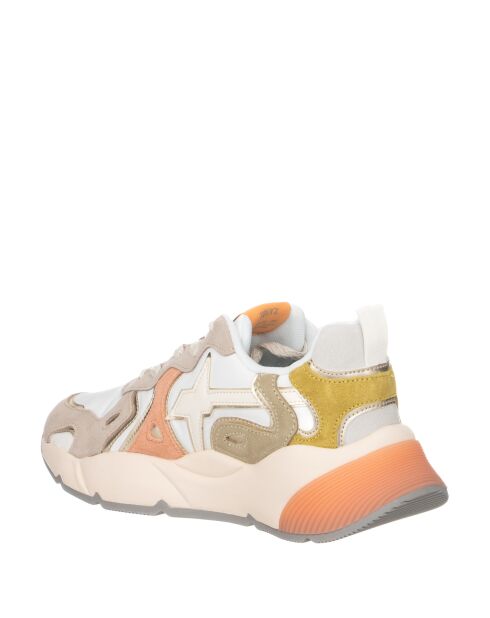 Sneakers en Cuir Sarah beiges