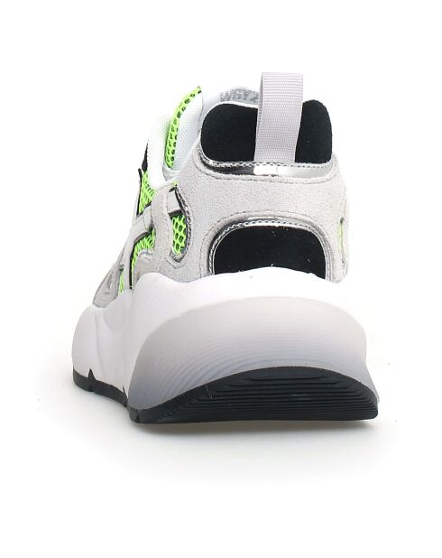 Sneakers en Cuir Sarah grises