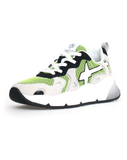 Sneakers en Cuir Sarah grises