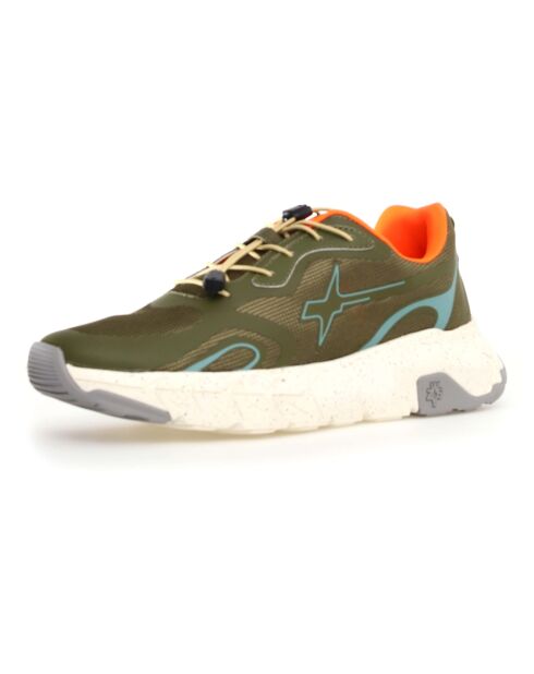 Sneakers en Cuir Will kaki