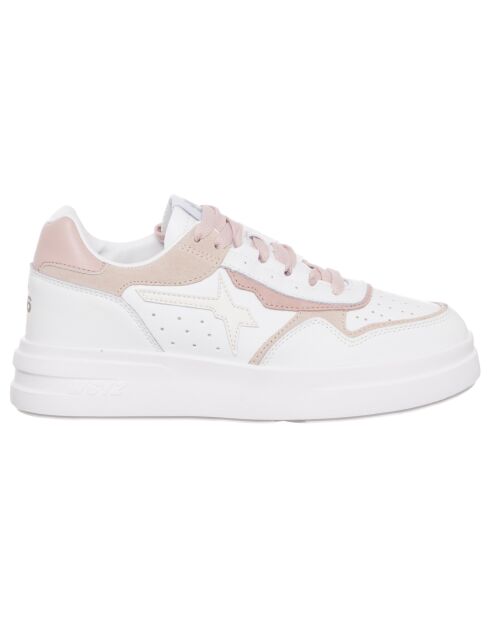 Sneakers en Cuir Xenia beiges