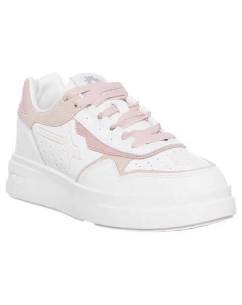 Sneakers en Cuir Xenia beiges