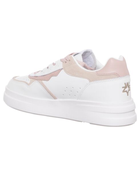 Sneakers en Cuir Xenia beiges