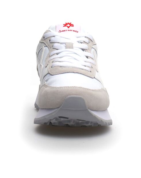 Sneakers en Cuir Yak blanches