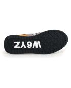 Sneakers en Cuir Yak grises