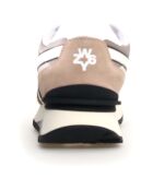 Sneakers en Cuir Yak beiges