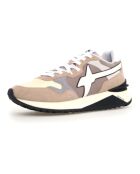 Sneakers en Cuir Yak beiges