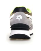 Sneakers en Cuir Yak grises