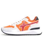 Sneakers en Cuir Yak grises