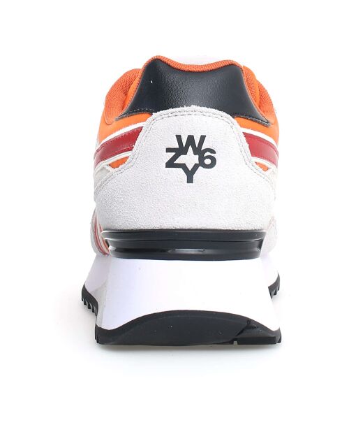 Sneakers en Cuir Yak grises