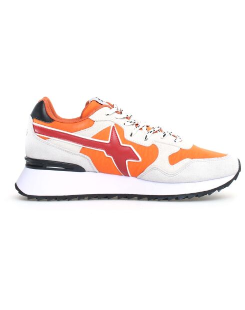 Sneakers en Cuir Yak grises