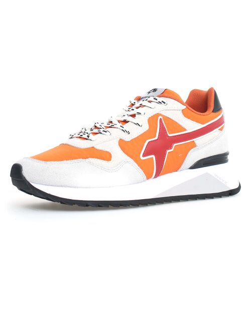 Sneakers en Cuir Yak grises