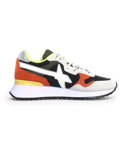 Sneakers en Cuir Yak noires