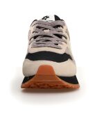 Sneakers en Cuir Yak beiges