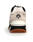 Sneakers en Cuir Yak beiges