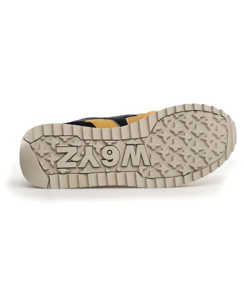 Sneakers en Cuir Yak noires