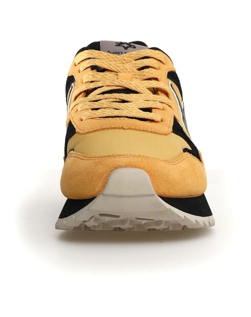 Sneakers en Cuir Yak noires