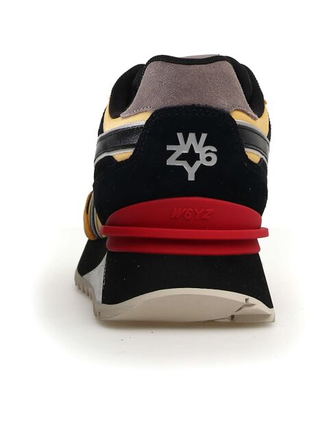 Sneakers en Cuir Yak noires