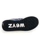 Sneakers en Cuir Yak blanches